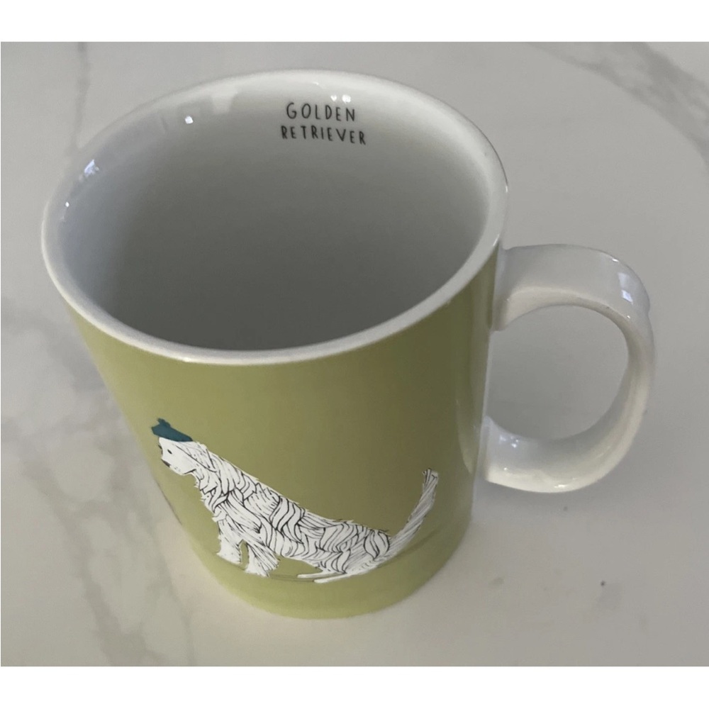 NWOT Fringe Golden Retriever & Squirrel Coffee or Tea Mug 16 oz.